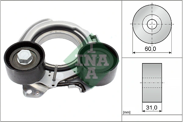 Belt Tensioner, V-ribbed belt